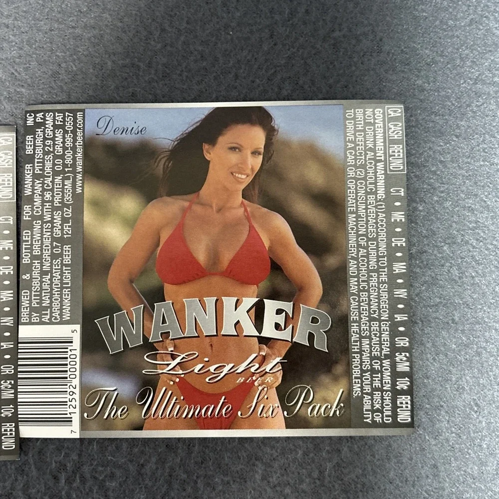 Wanker Woman Beer Labels BIERELIKETTEN Beer Labels‎ The Ultimate 6 Pack